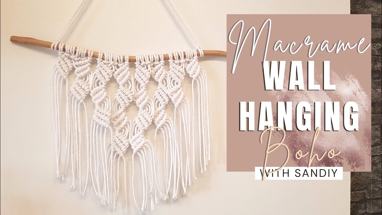 Boho Deco Macramé Wall Hanging | Handmade