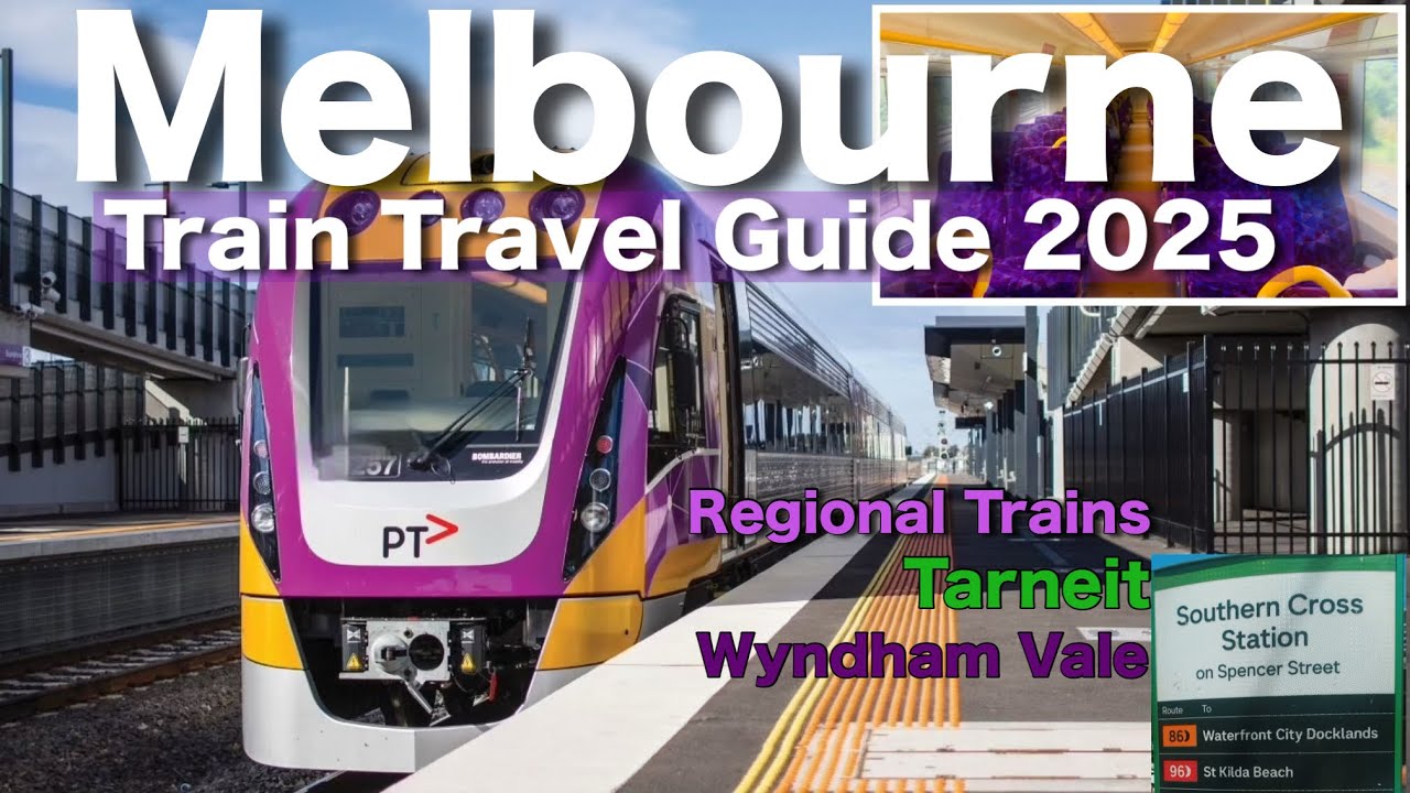 Melbourne Train Travel FULL Guide January 2025!  #travelmelbourne #travel #melbourne #vline
