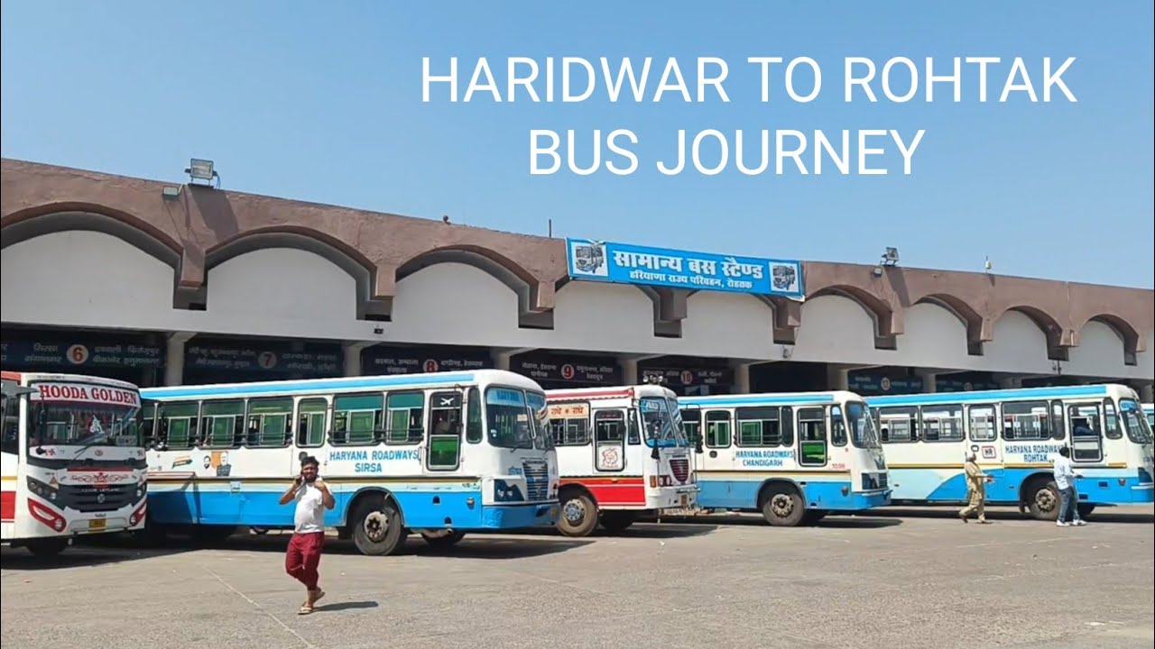 HARIDWAR TO ROHTAK BUS JOURNEY DEKHIYE 😱💯💪💥👌#haridwar  #rohtak #highway #bus #roadways#travel
