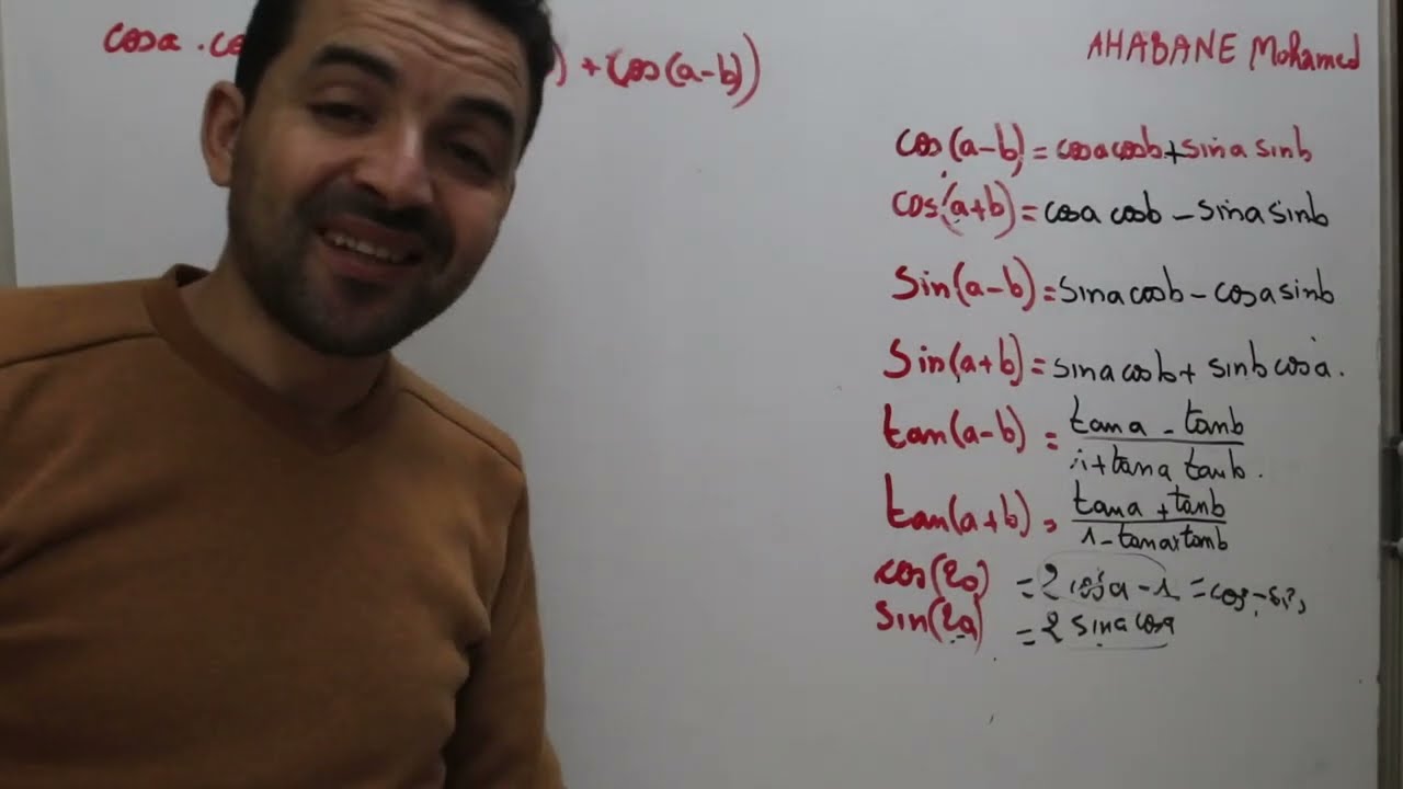 Maths 1bac sc ex et sm calcul trigonométrique الحساب المثلثي partie 3