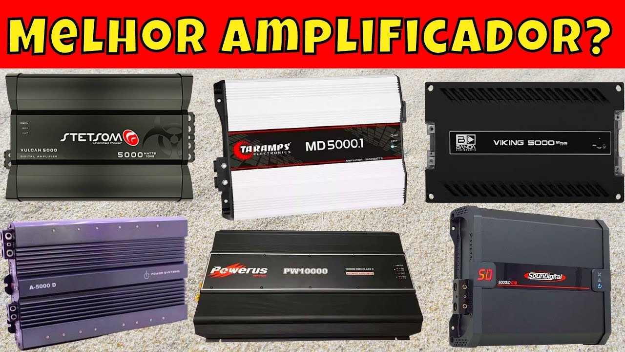 QUAIS OS 6 MELHORES MÓDULOS AMPLIFICADORES DE SOM AUTOMOTIVO( características especiais )