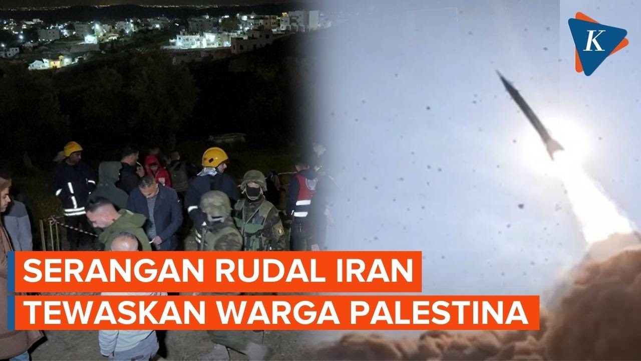 Serangan Rudal Iran Tewaskan Warga Palestina di Tepi Barat