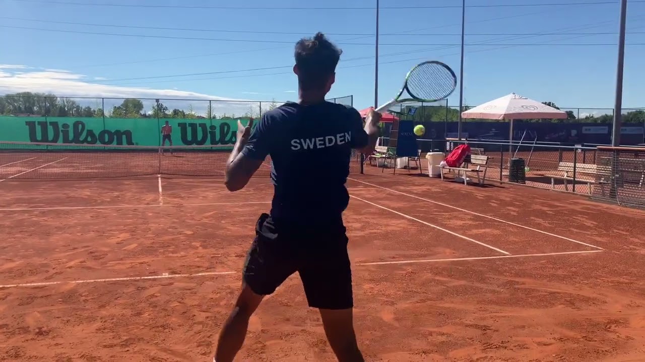 Jonathan Mridha & Georgii Kravchenko Practice, Cordenons Challenger 2022