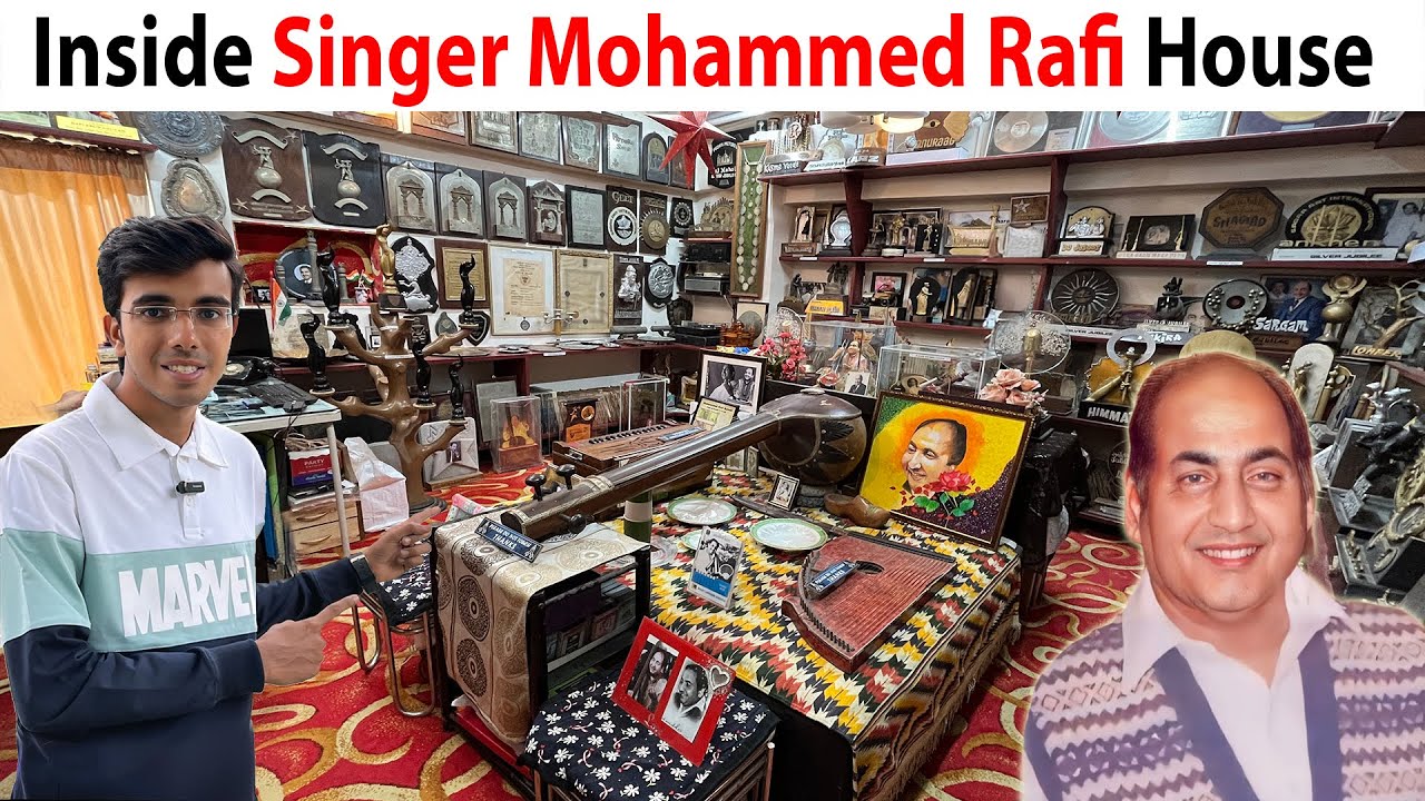 Unseen House of Mohd Rafi in Mumbai 😍 | Rafi Sahab Awards, Instuments, Song Cassette & Much more