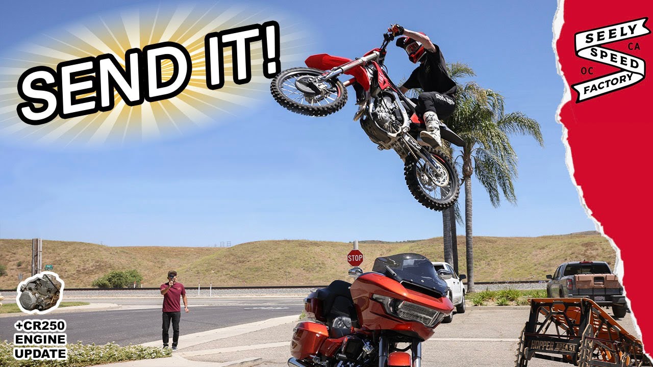 Jumping My Dirt Bike At Work!! (Boss Took It From Me) + 250 Updates