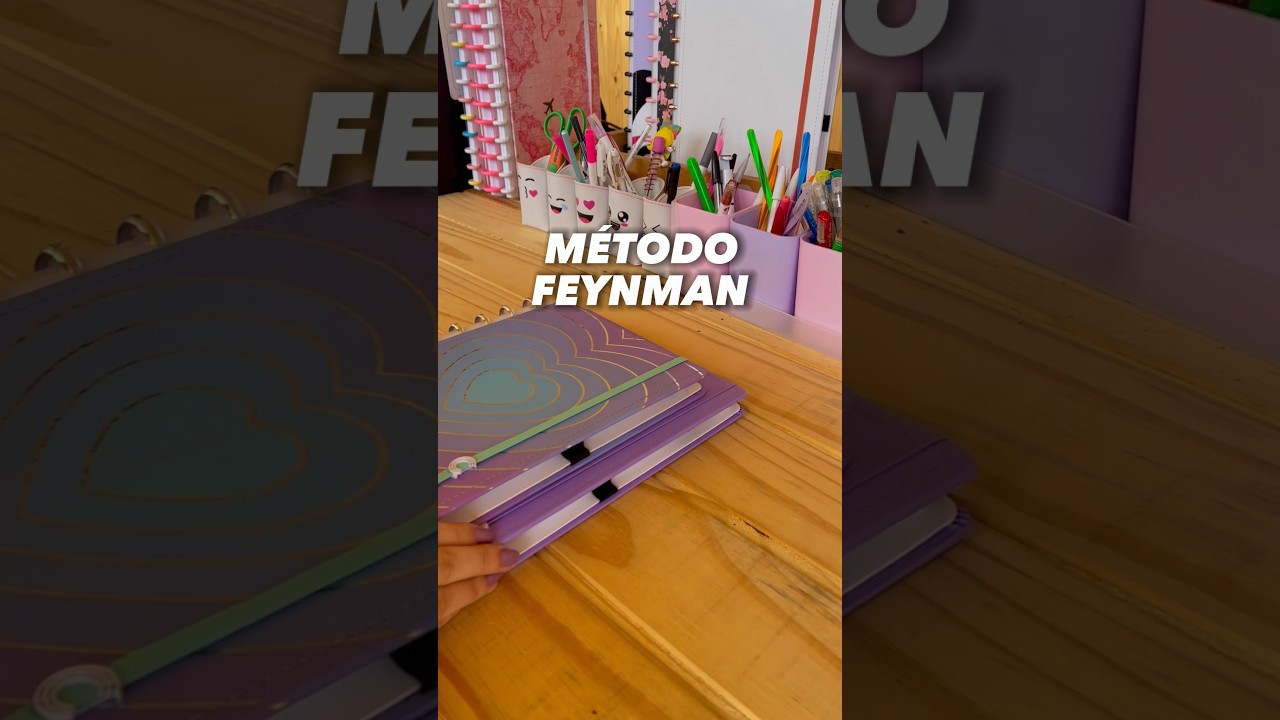 Como Estudar com o M&Eacute;TODO FEYNMAN 📚💯✨ #estudos #dicasdeestudos #foco #aprender