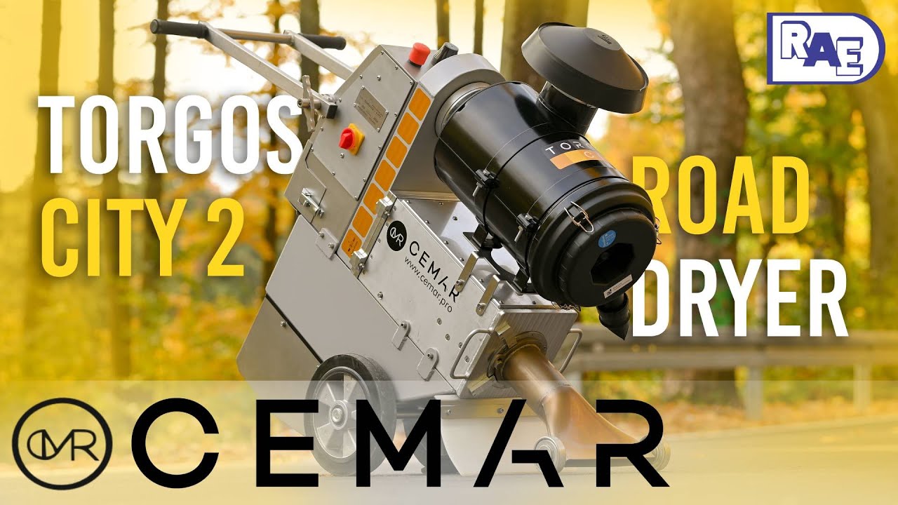 Cemar City-2 Torgos Road Dryer – Advanced Diesel Turbine Drying for Safer, Faster Roadwork