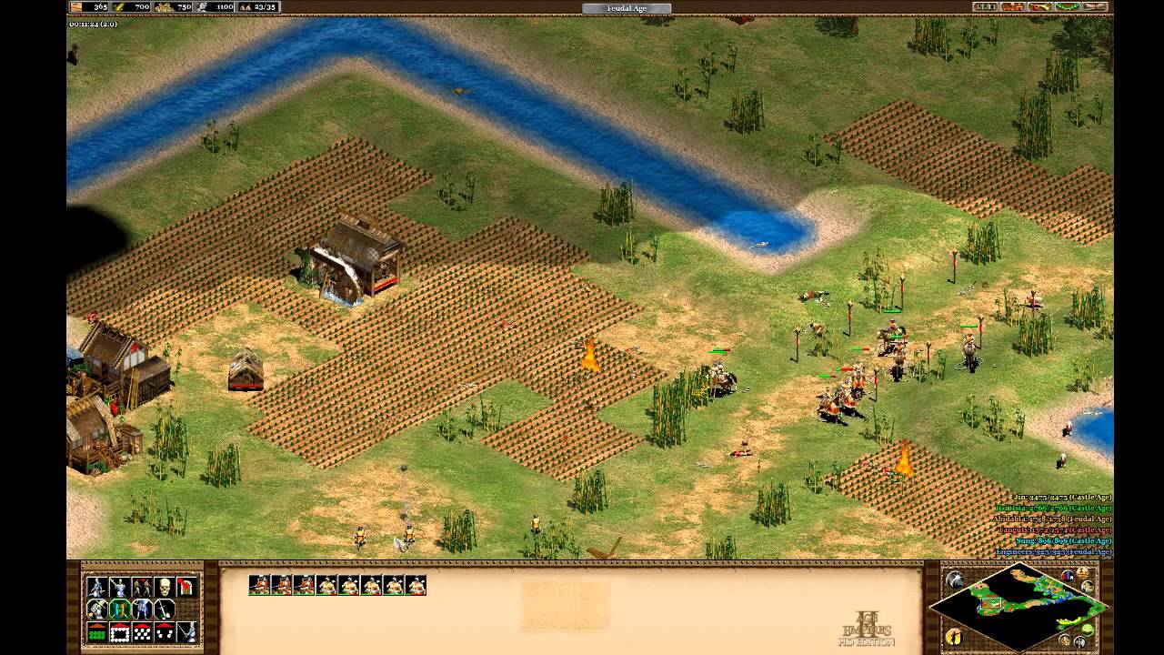 Age of Empires II HD - Genghis Khan 3 Speedrun (16:35) Hard