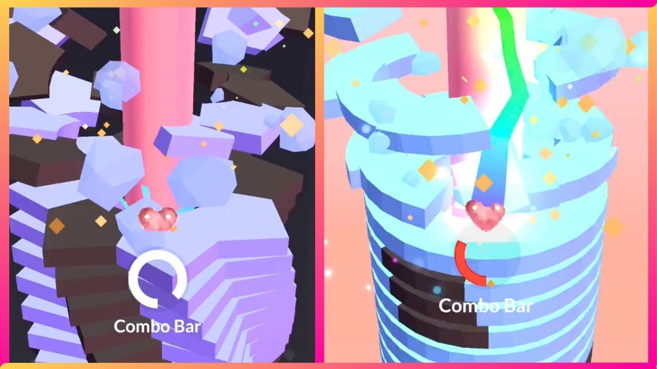 💥SATISFYING COLORS STACK BALL GAMEPLAY🎮 LEVEL 46-50 | 