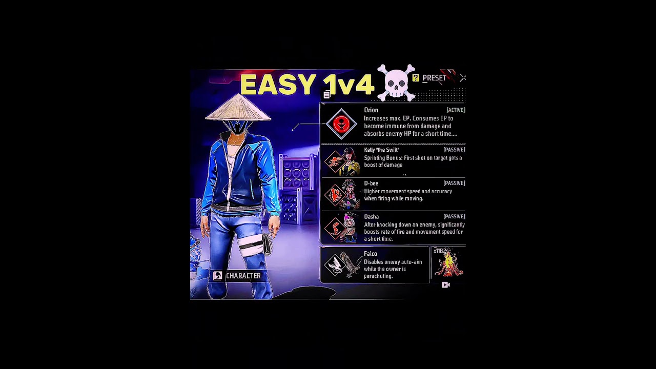 CS / BR RANK PERFECT SKILL COMBINATION #ff #ffshorts #foryou #skills #csrank #brranked #fftips