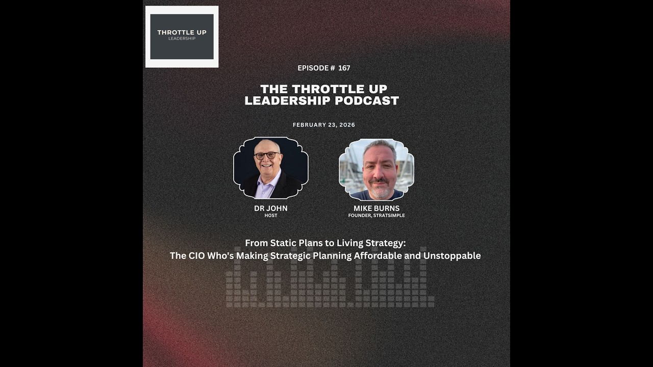 Episode 167  From Static Plans to Living Strategy  Strategic Planning With Mike Burns