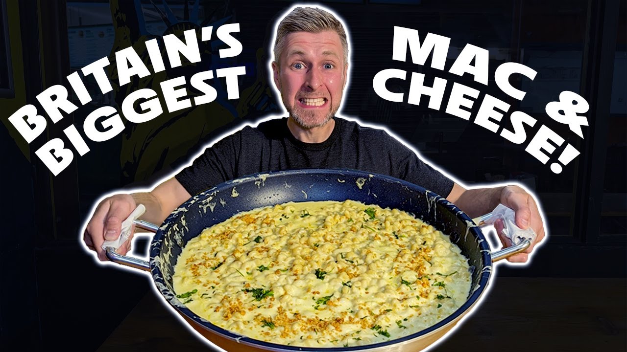 MASSIVE MAC AND CHEESE CHALLENGE 
