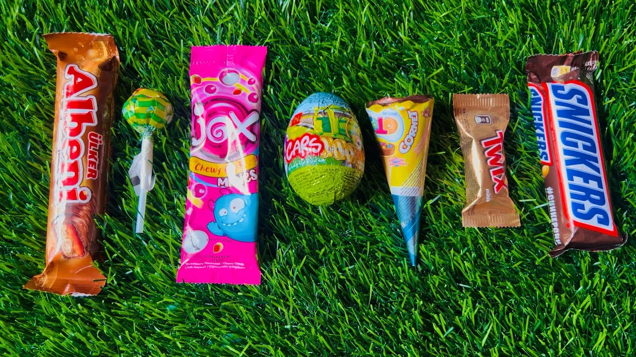 ASMR Popular Candies🍬/Unwrapping and Eating Sounds🍭 / Colorful Sweets Relaxing Video