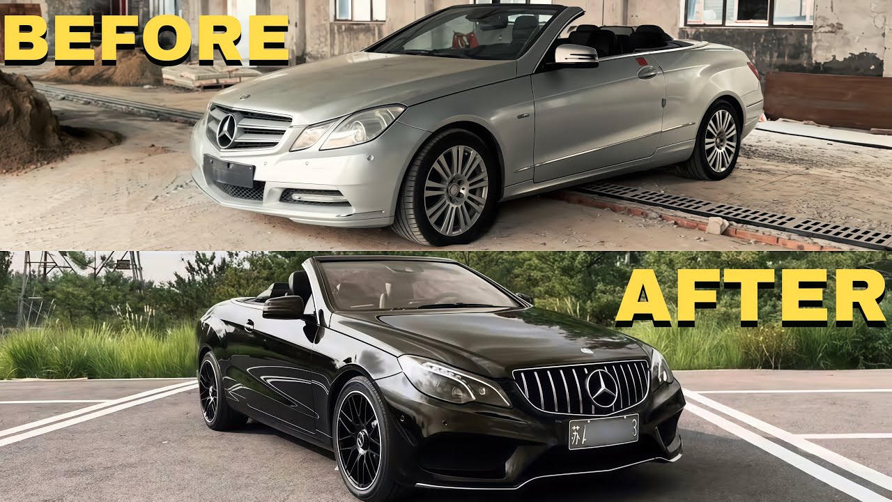Mercedes Benz E Coupe 2010 Restoration & Upgrade | Full Luxury Car Rebuild Transformation