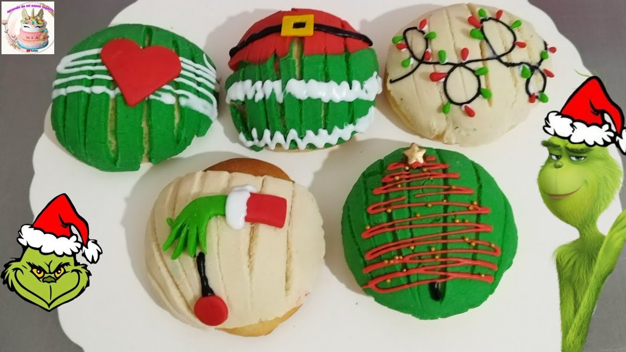 Cómo decorar conchas navideñas | cómo hacer conchas navideñas| conchas decoradas del Grinch