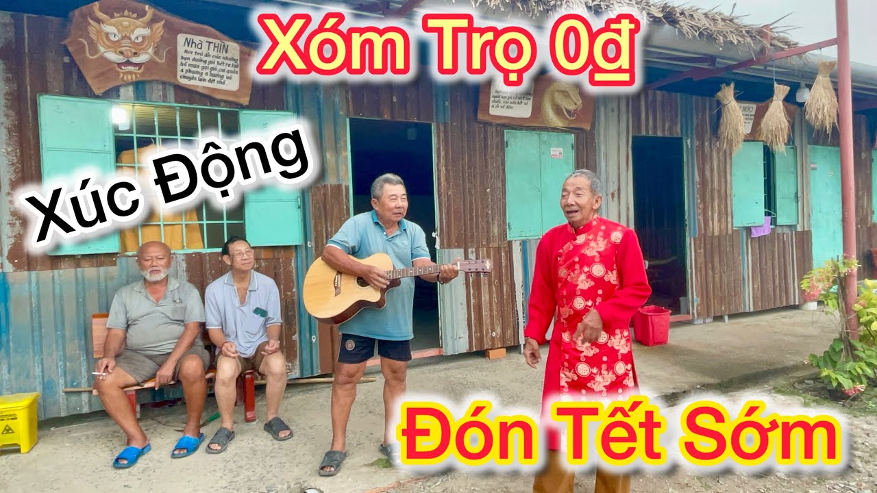 Cảm Động hình ảnh cô bác lớn tuổi neo đơn đón Tết sớm trong xóm trọ nghĩa tình 0₫ 
