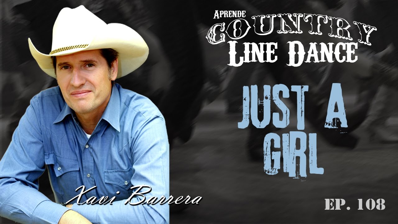 Como bailar JUST A GIRL - 32 tiempos Country Line Dance Clase y Baile