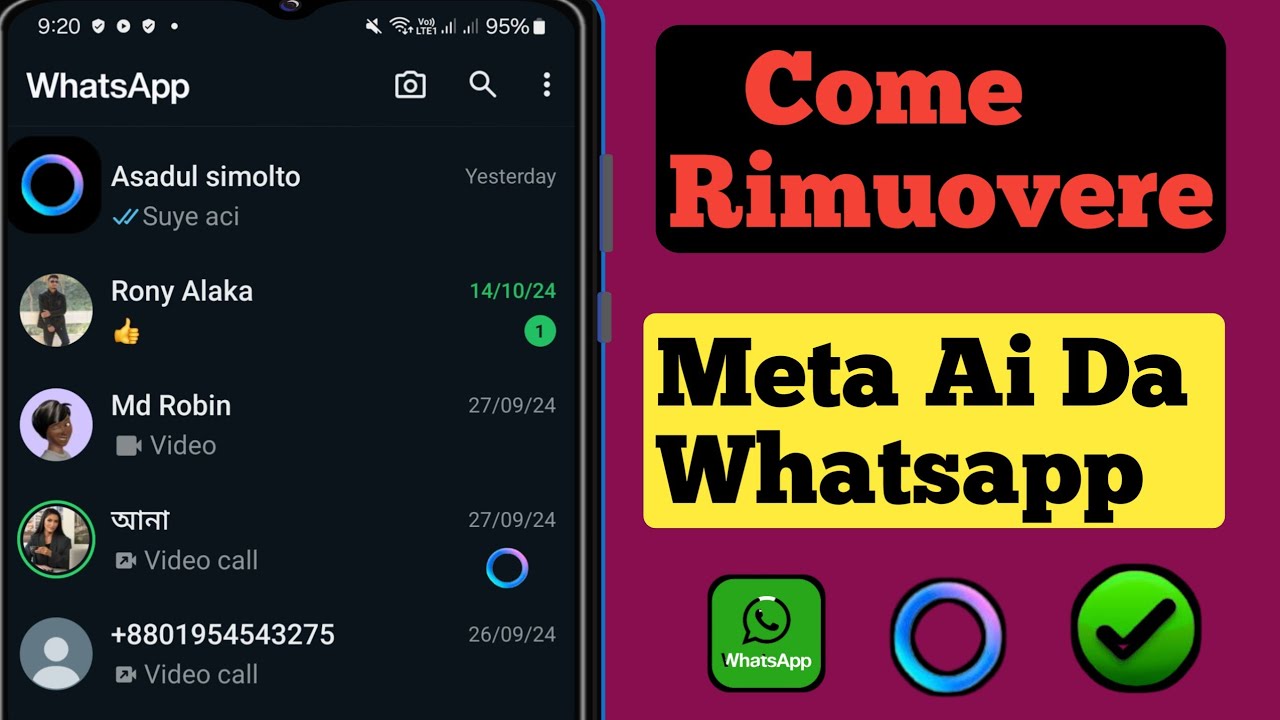 Come rimuovere Meta ai su Whatsapp | Elimina Meta ai su Whatsapp