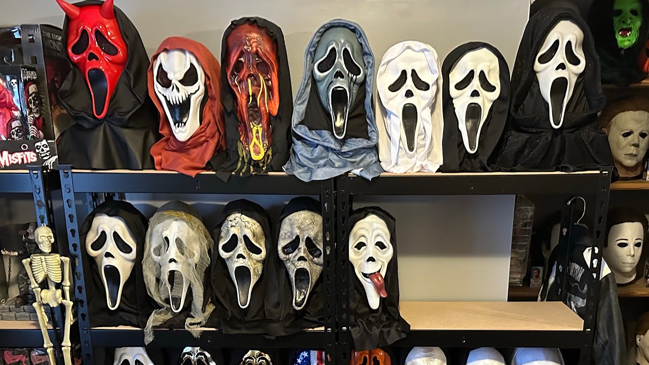 Коллекция масок Scream Ghostface #scream #ghostface #collection