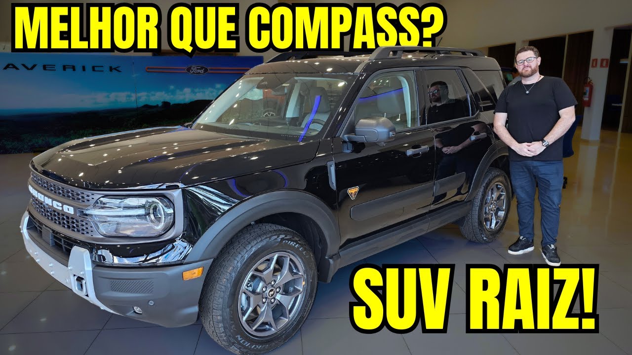 Novo Ford Bronco 2025 Bruto, Mas Agora Com Mais Tecnologia! (Melhor que Compass e Corolla Cross?)