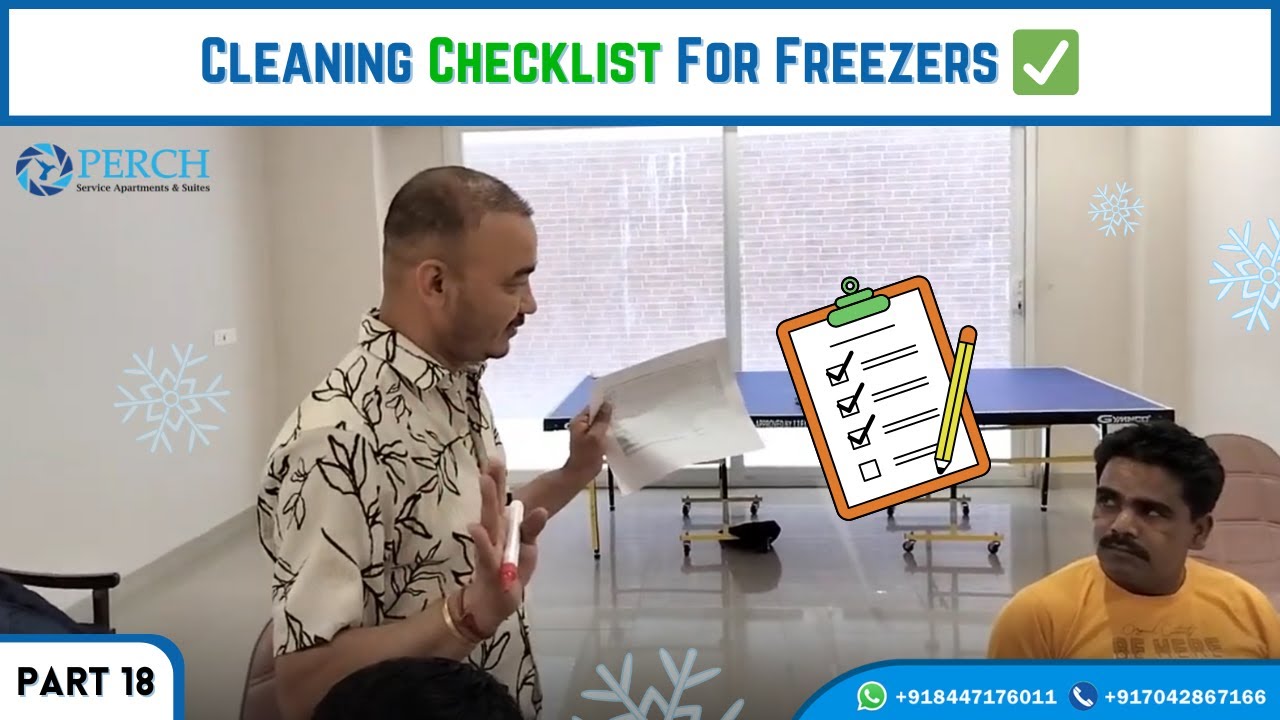 Cleaning Checklist FoR Freezers | Restaurant Kitchen SOP | How To Clean Freezer at Restaurant