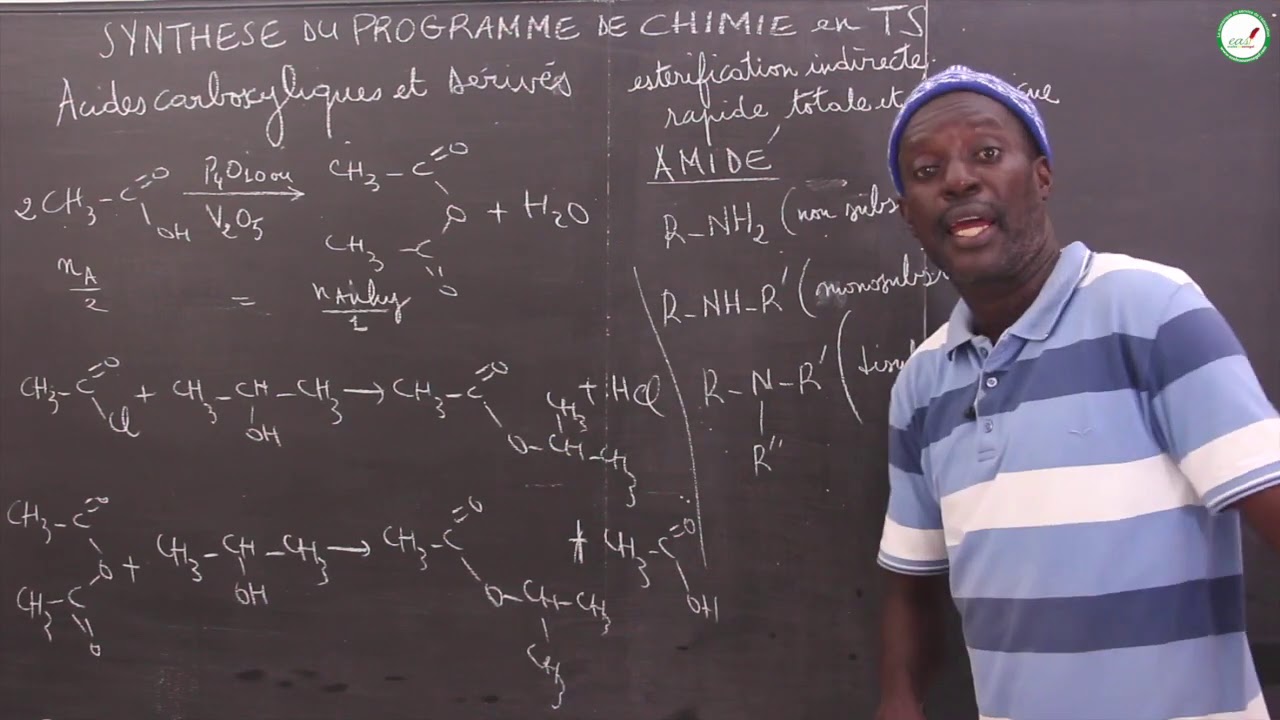 Cours - Terminale S - Physique / Chimie : Synthèse cours / Acides carboxyliques et dérivés / Suite 1