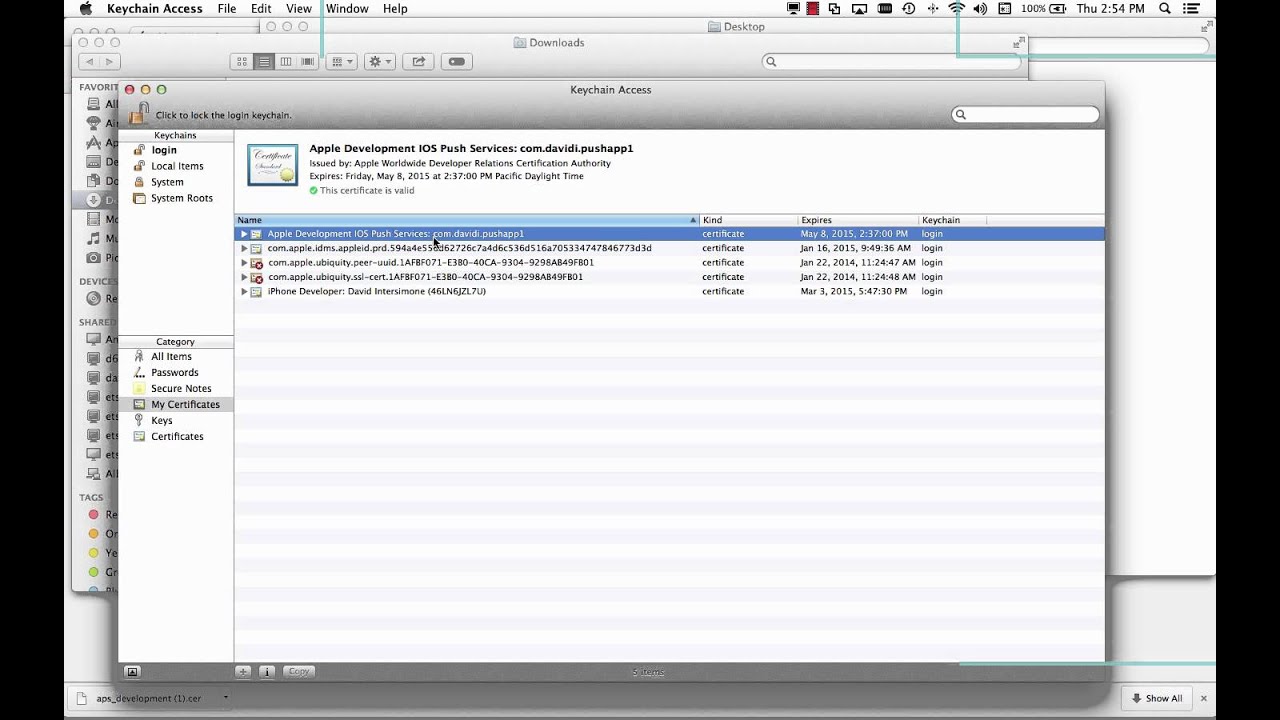 Setting up your Devices for iOS Push Notification application development