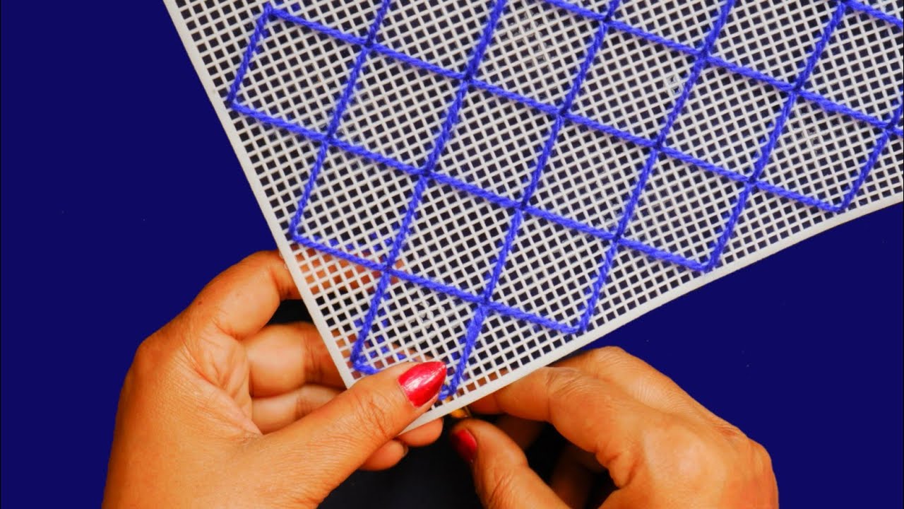 VERY BEAUTIFUL AND EASY PLASTIC CANVAS DESIGN IDEA FOR BEGINNERS❤️👌👌