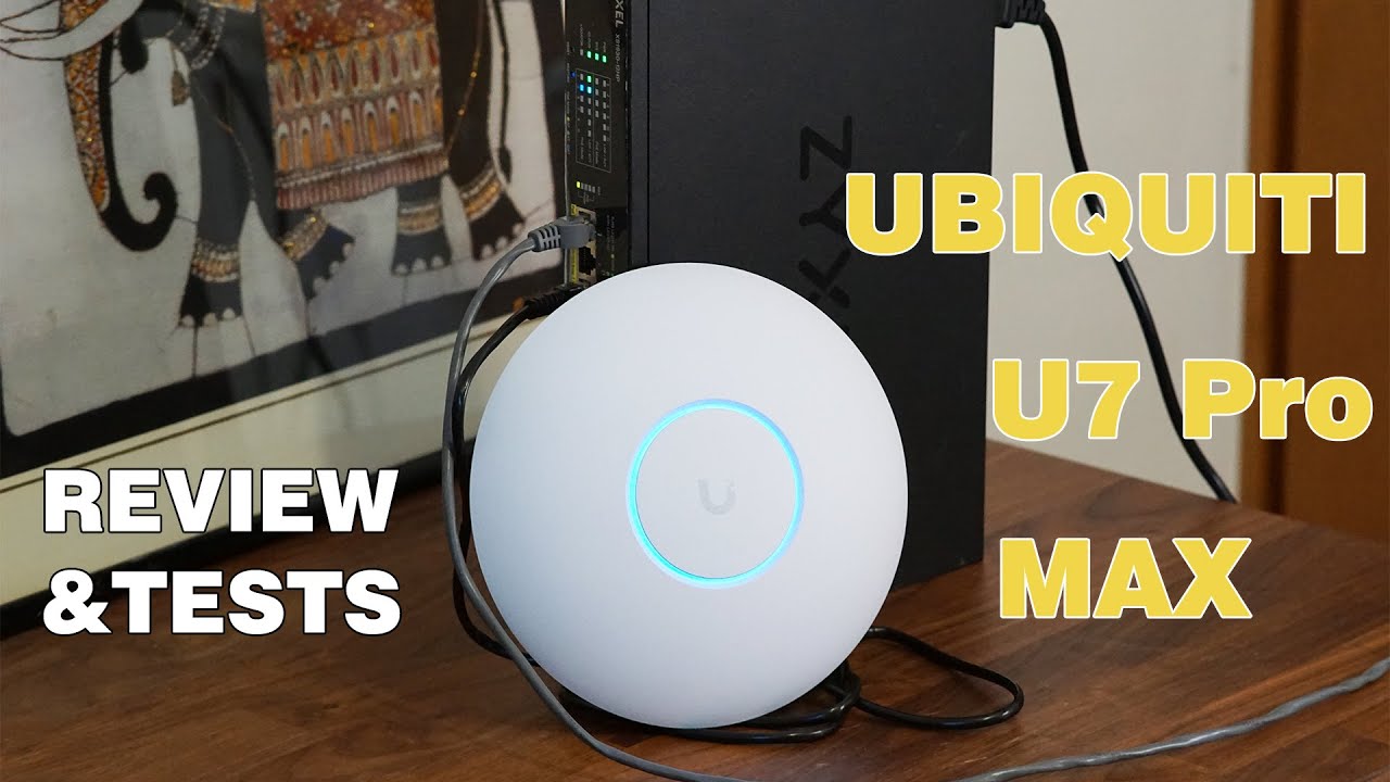 Обзор, тестирование и сравнение точки доступа Ubiquiti U7 Pro Max WiFi 7 с U7 Pro