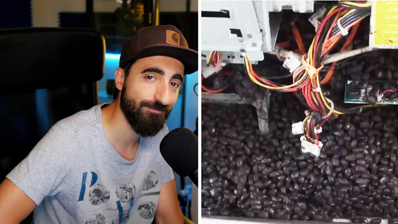 Deze man heeft BONEN in zijn PC..