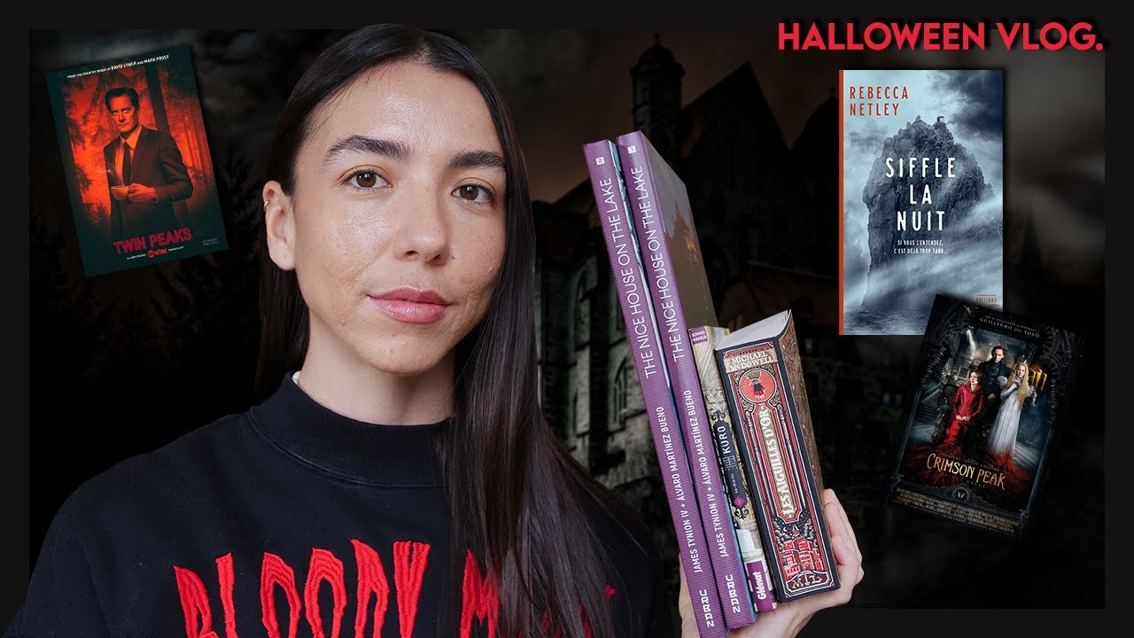 🕯️ Halloween reading vlog 👻 | 1 semaine de lectures spooky & recettes d'automne cosy 🥧