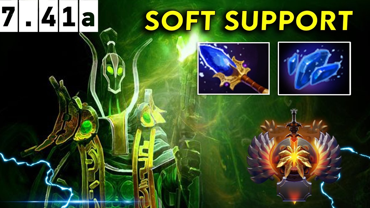 Rubick Immortal Soft Support - Dota 2 Patch 7.41a Pro Pub Gameplay
