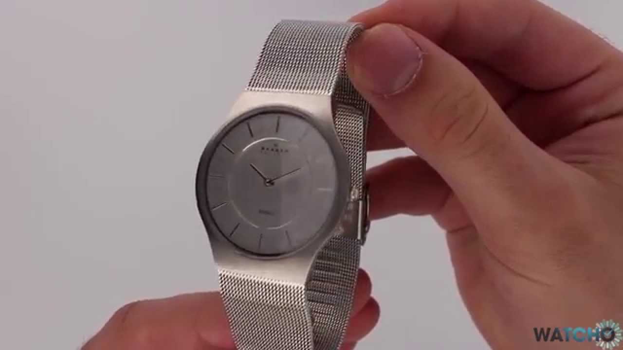 WatchO.co.uk - Skagen Mens Silver-Tone Mesh Watch 233LSS | Unboxing & Close Look