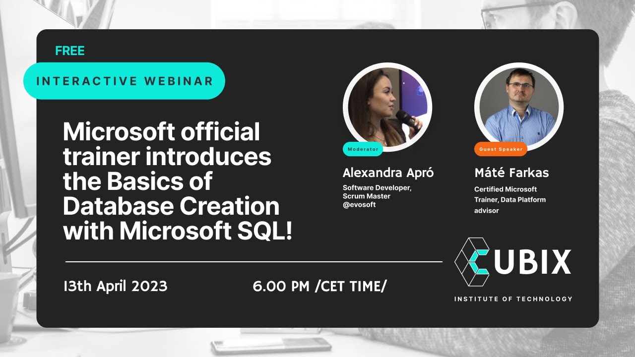 Microsoft's Official Trainer Introduces the Basics of SQL Language and Database Development