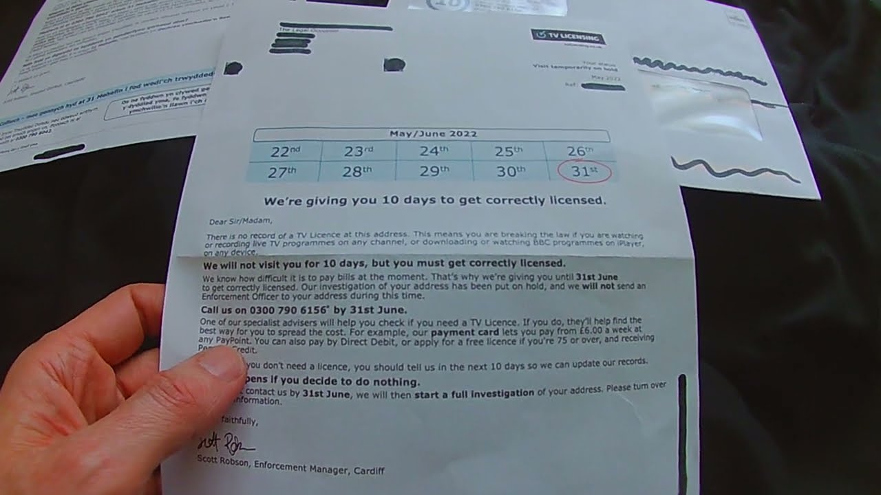 TVL threat Letter 31 May 2022