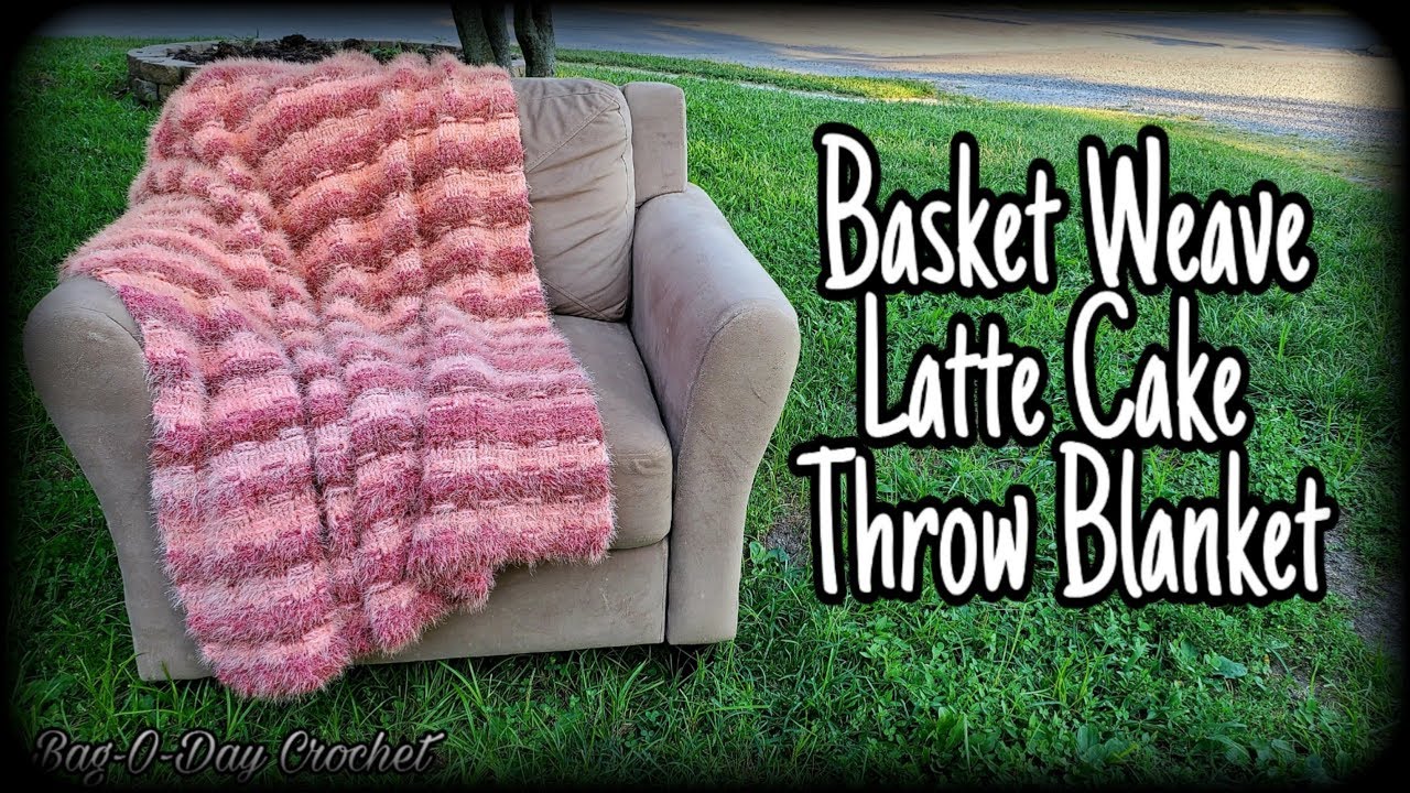 How To Crochet A Throw Blanket | Basket Weave Stitch Throw | Bagoday Crochet Tutorial #629