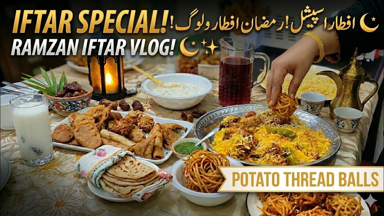 ​Sab Puchte Reh Gaye! 😍 | Thread Potato Balls Recipe | My Iftar Vlog 🌙