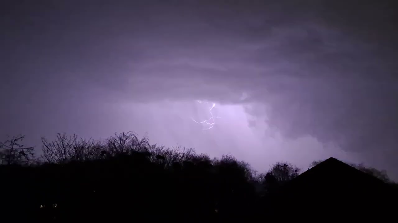 Erstes Gewitter 2026 am 10.3.2026 Teil 2