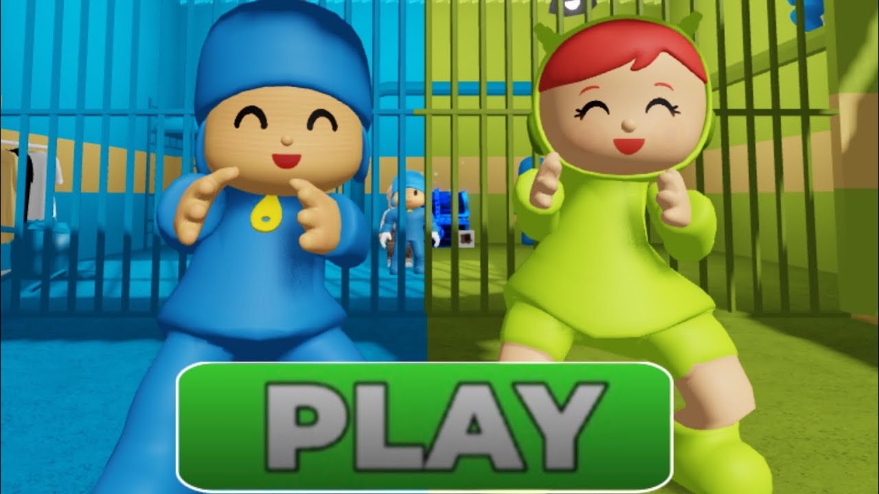 BLUE vs GREEN ESCAPE! 😱🔥 Who Will Survive in #roblox #pocoyo Roblox?