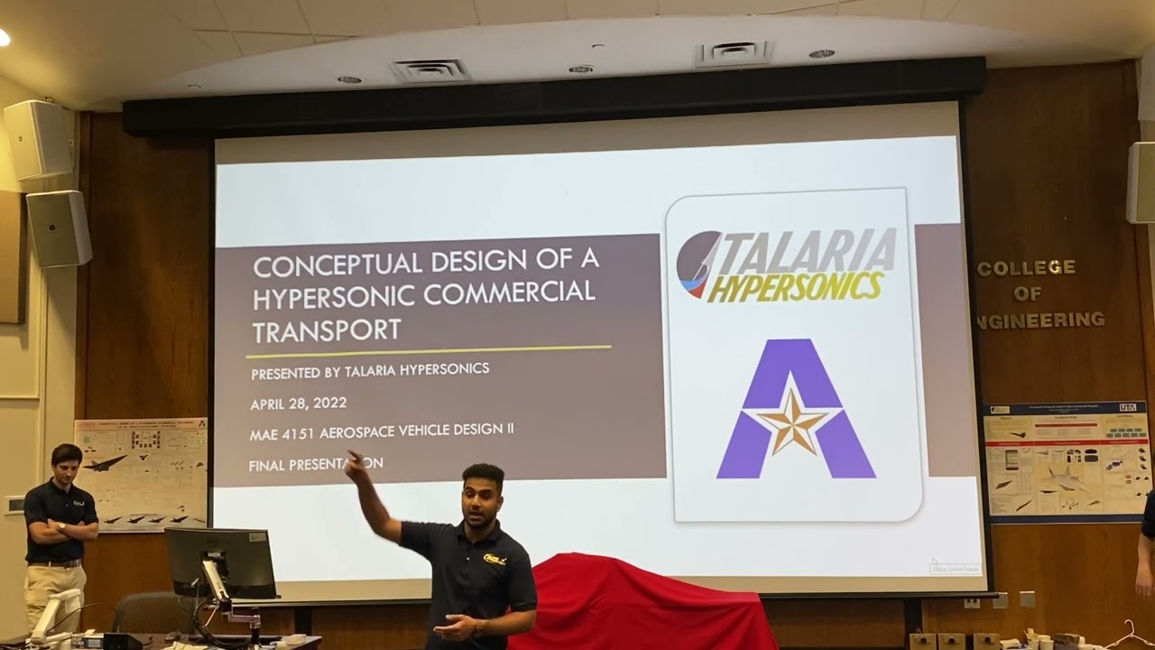 Conceptual Design of a Hypersonic Transport Aircraft. Aerospace Senior Design 2 Final Presentation.