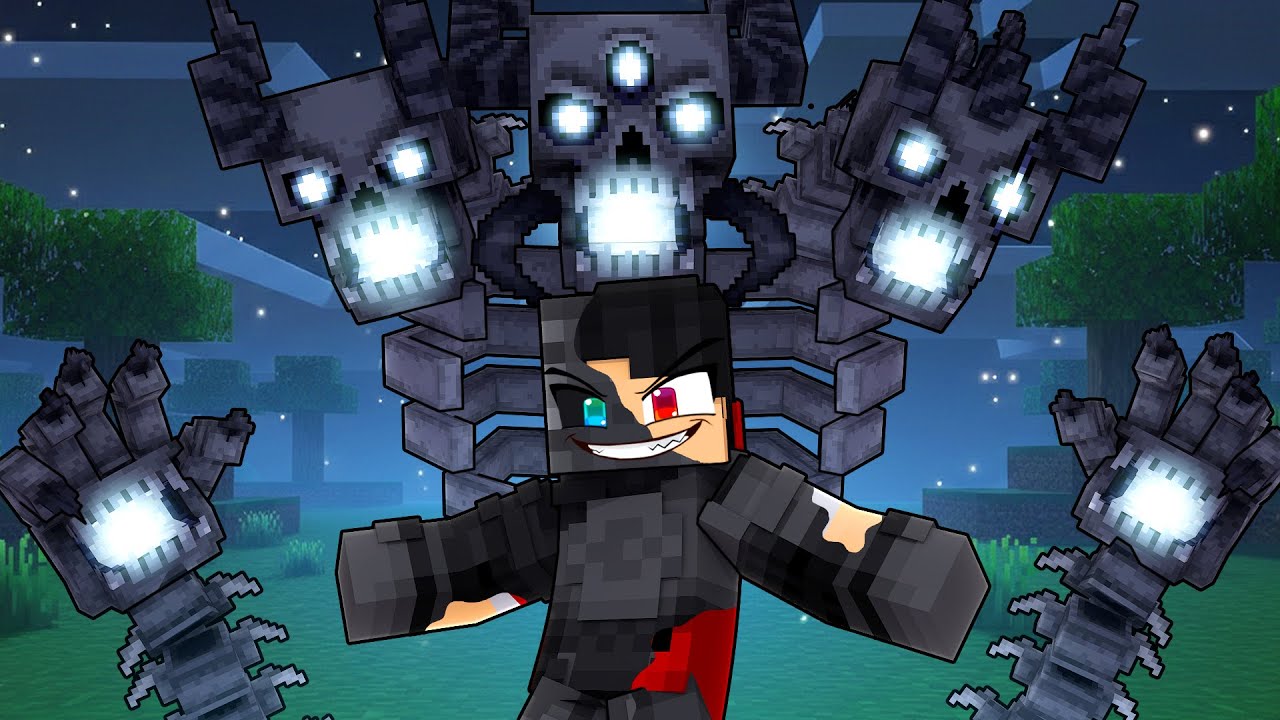 P3DRU está com a MALDIÇÃO do WITHER no Minecraft...