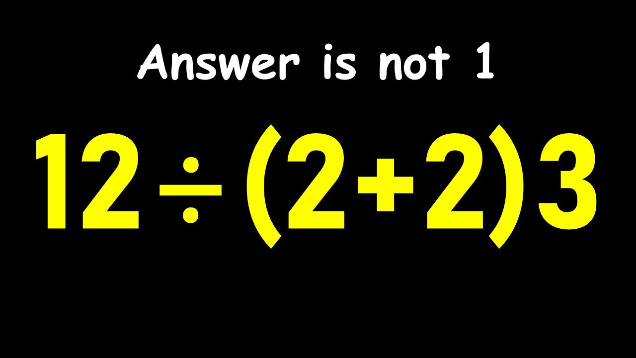 This Simple Math Mistake Fools Everyone!