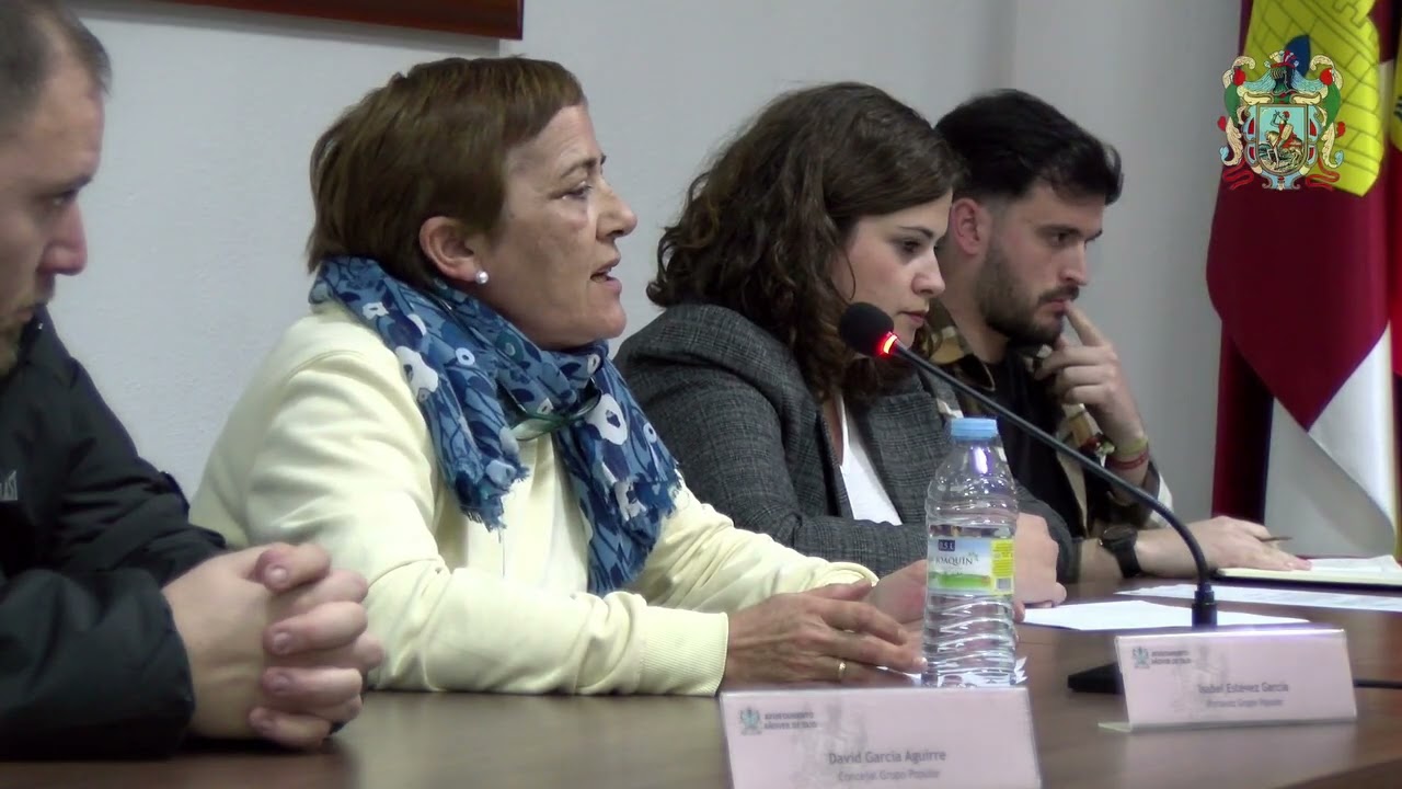 Pleno Municipal Añover de Tajo 30 de enero de 2025