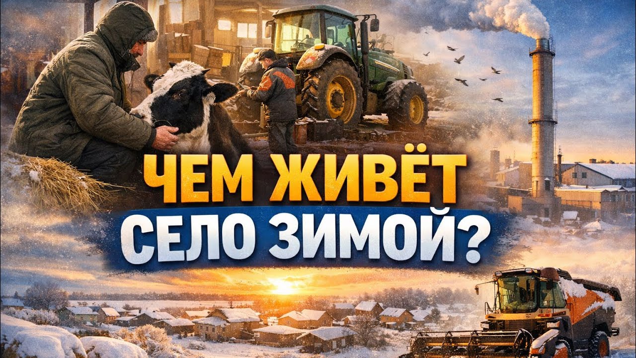 Многие думают, что зимой жизнь в селе замирает. Но это совсем не так.