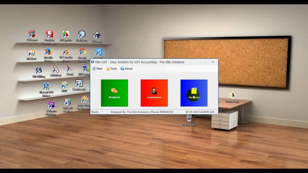 GST ACCOUNTING SOFTWARE from THE ELITE SOLUTIONS (DEMO)