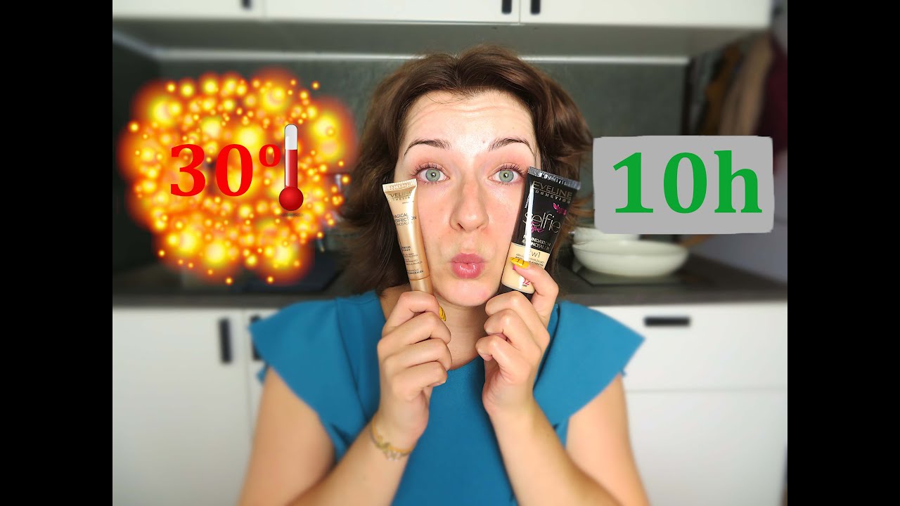 Eveline - podkład Selfie Time i korektor Magical Perfection - całodniowy test w upale