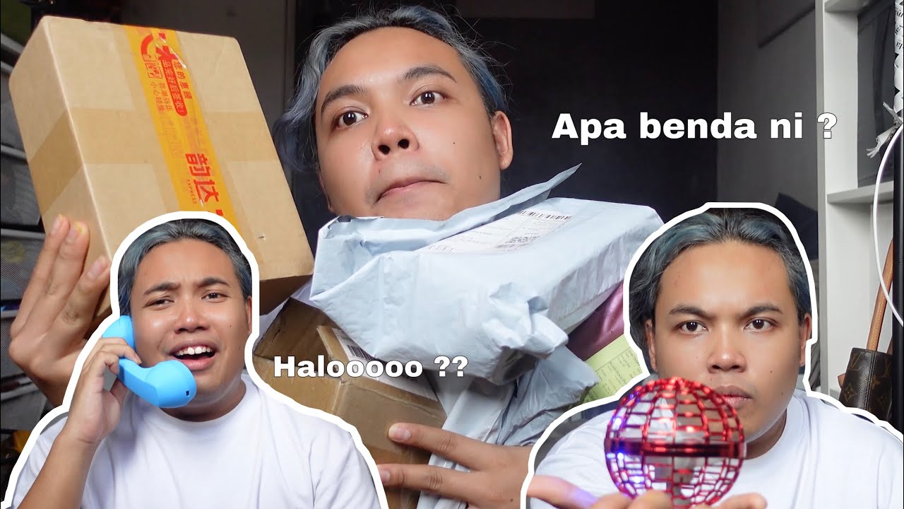 UNBOXING BENDA BENDA PELIK, BOLA TERBANG ? TELEPHONE RM30 ? 🥲