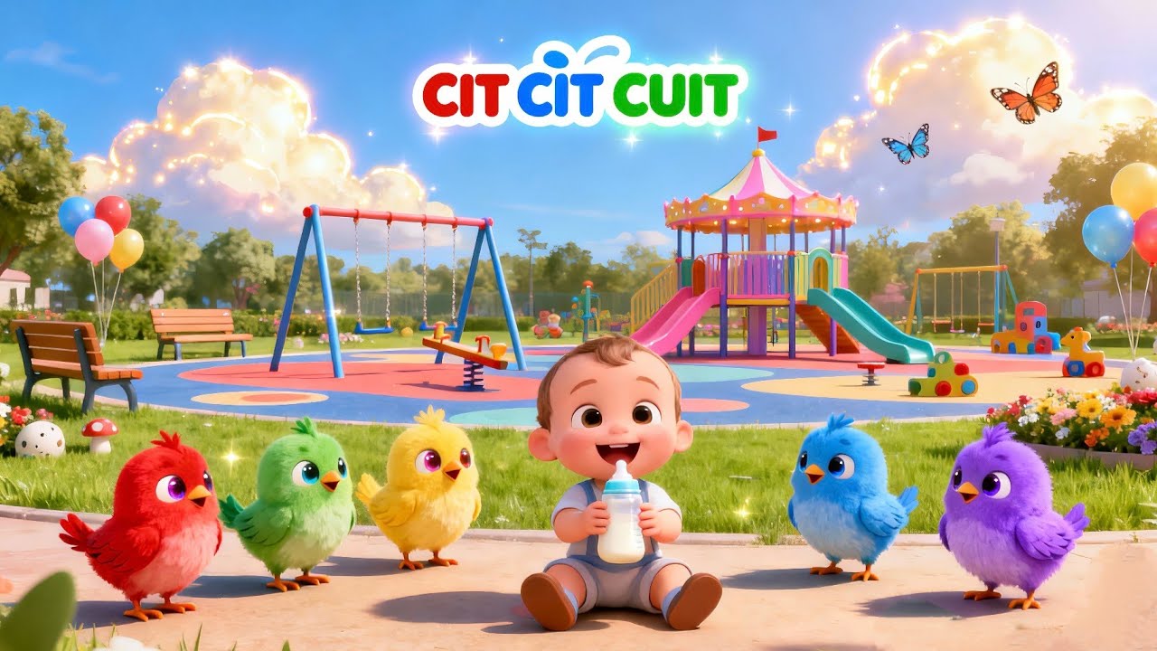 CIT CIT CUIT BURUNG  BERNYANYI - LAGU ANAK ANAK / LAGU ANAK BALITA / LAGU ANAK POPULER 