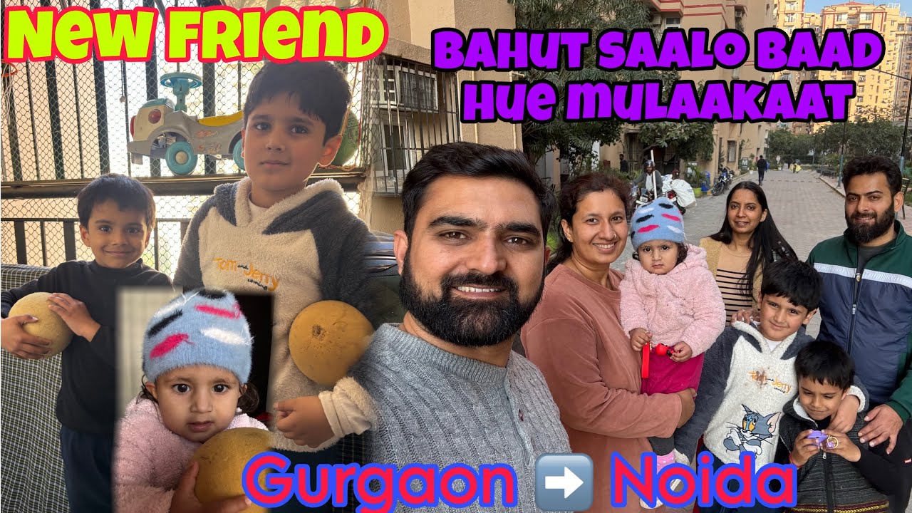 Puraanei dosto se milne nikal padhe Gurgaon se Noida🚙