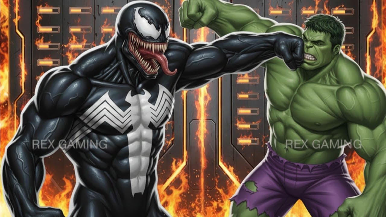 Hell In A Cell Match - Venom Vs Hulk 